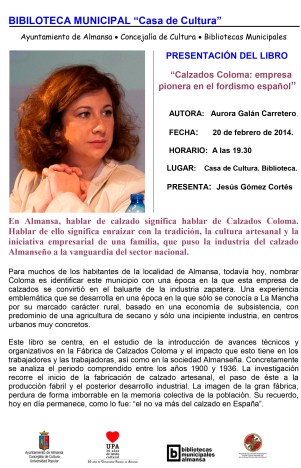 Presentación Libro Fabrica Coloma